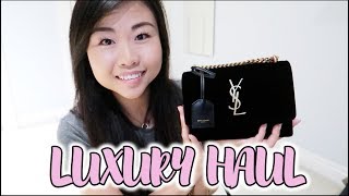 SAINT LAURENT amp ALEXANDER MCQUEEN UNBOXING  MYTHERESA HAUL [upl. by Tap]