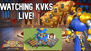 🔴T5 KVK 1 KVK WATCHING🔴RISE OF KINGDOMS🔴LIVE🔴 [upl. by Fessuoy]