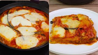 Parmigiana di melanzane in padella più leggera e veloce da preparare [upl. by Aekin]