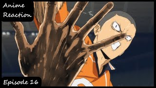 Anime Reaction  Haikyuu TO THE TOP episode 16 ハイキュー TO THE TOP [upl. by Jamison978]