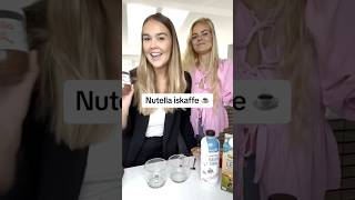 Lækreste Nutella iskaffe  Skal prøves 🤤☕️julieelgaard [upl. by Felic]