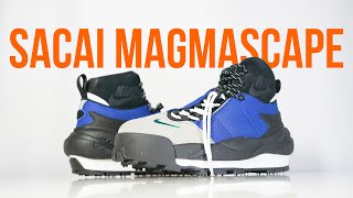 NIKE x SACAI MAGMASCAPE  Unboxing review amp on feet [upl. by Reger]