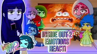 ✨  Inside Out 2 Emotions React To 😨😲  Inside Out 2  Gacha [upl. by Muhcon]