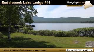 Vacation Rental in Rangeley Maine  Saddleback Lake Lodge 11 [upl. by Ahseki]