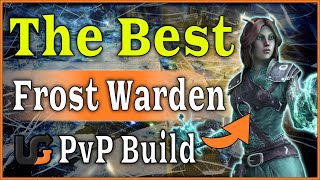 🥶I think Im in love with this build ESO magicka warden pvp build Scions of Ithelia [upl. by Assilav]