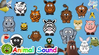 The Animal Sound Song A1  Kids Songs and Nursery Rhymes  EduFam [upl. by Trbor459]