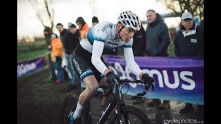 Highlights Cyclocross DVV Trofee Azencross Loenhout  Round 6 201718 Men Elite [upl. by Nalak243]