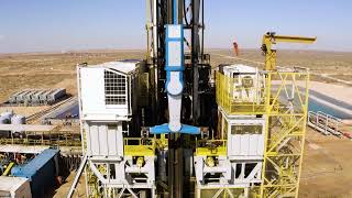 Nabors R801 Operating in the Permian [upl. by Hooker]