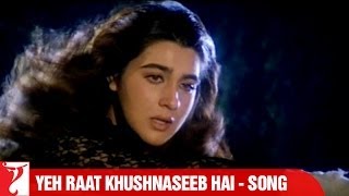 Yeh Raat Khushnaseeb Hai Song  Aaina  Jackie Shroff  Amrita Singh  Lata Mangeshkar [upl. by Primrosa795]