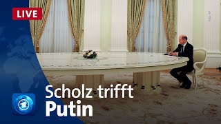 Bundeskanzler Scholz trifft Russlands Präsident Putin [upl. by Dorran621]