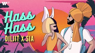 Hass Hass Official Video Diljit X Sia [upl. by Ayrad]