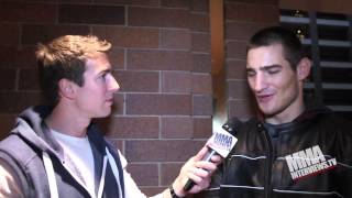 Sean Strickland talks UFC 171 debut fight as favorite against Bubba McDaniel [upl. by Anwahsar]