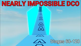 Nearly Impossible Difficulty Chart Obby Stages 60120 [upl. by Peggi]