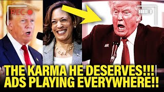 Trump TORMENTED by KAMALA AD BLITZ Before Debate [upl. by Lyrrad949]