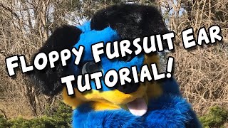 How to make floppy fursuit ears  TUTORIAL [upl. by Iniffit]