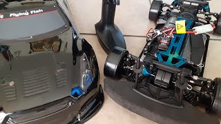 HSP 4WD 110 Brushed Drift Car Quick Indoor Test Run [upl. by Anitsirk]