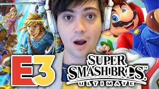 RÉACTION NINTENDO DIRECT E3 2018  SMASH BROS ULTIMATE SUPER MARIO PARTY FORTNITE [upl. by Lenahc862]