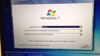 Issue 3 Frozen Install Windows select language screen via Boot Camp Mac Windows 7 [upl. by Thorwald]