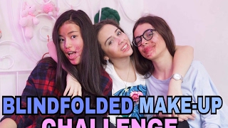 BLINDFOLDED MAKEUP CHALLENGE [upl. by Olegnaleahcim]