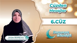 Ramazan Günlüğü  Cüzden Mesajlar  6 Cüz [upl. by Ecitnirp]