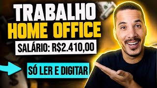 VAGAS HOME OFFICE ATENDENTE CHAT ONLINE para Trabalhar em CASA pela Internet Renda Extra Online [upl. by Christabella]