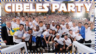 Real Madrid’s CIBELES PARTY  LaLiga CHAMPIONS [upl. by Yesdnik]