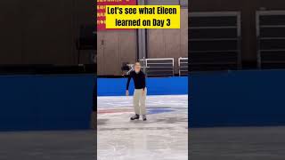 How Ailing Eileen Gu learns to skate [upl. by Brnaby]