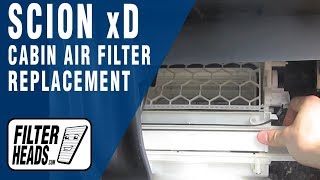 How to Replace Cabin Air Filter 2010 Scion xD [upl. by Gisele]