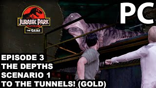 Jurassic Park The Game  Episode3 The Depths  Scenario1 To the Tunnels Gold [upl. by Sandye257]