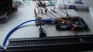 Model Railroad Crossing Lights  Arduino [upl. by Yorel]