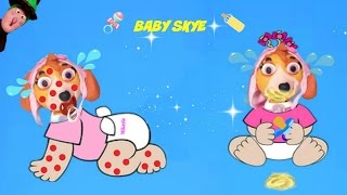 PATRULLA CANINA👶 Las Aventuras de SKYE BEBÉ 👶 y la BRUJA 👹 RECOPILATORIO [upl. by Nahtannoj]