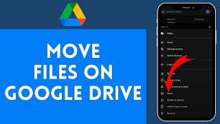 How to Move Files on Google Drive  Transfer Files in Google Drive 2024 [upl. by Nirrek917]