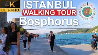 Bebek Bosphorus ISTANBUL  Turkey  2023  Walking Tour 4k Ultra HD 60fps [upl. by Sylvanus798]