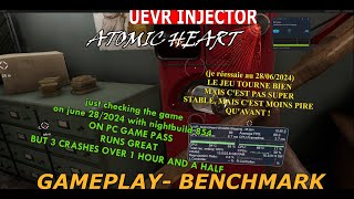 ATOMIC HEART 280624 UEVR GAMEPLAY BENCHMARK 90 HZ REVERB G2 RTX4090 [upl. by Case]