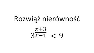 Nierówność wykładnicza cz1 Nierówność z funkcją wykładniczą [upl. by Terej374]