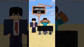 HELP Herobrine To Power Up Break Heavier And Heavier Bedrock friendship shorts trending anime [upl. by Anertac]