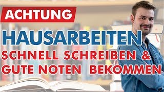 Hausarbeit Seminararbeit schreiben mit diesem SYSTEM📝 SO schreibst du SCHNELL Studenten Tipps [upl. by Gates]