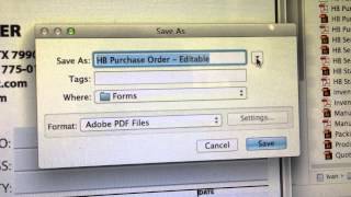 Blank Form PDF Attachment Problem in Mail Mac OS X Mavericks [upl. by Aniratak]