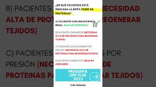 ✅ PREGUNTA TEST TCAE 02 🍎 NUTRICIÓN OPE 2023 [upl. by Ailec386]