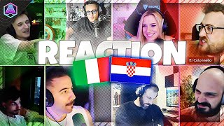 REACTION CROAZIA  ITALIA 11 ZanoXVII FranchinoErCriminale oDeluxx EliseryTV [upl. by Fates]