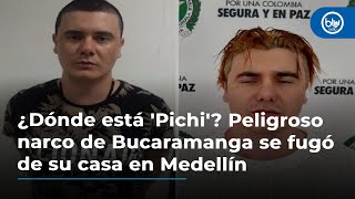 ¿Dónde está Pichi Peligroso narco de Bucaramanga se fugó de su casa en Medellín [upl. by Asyen875]