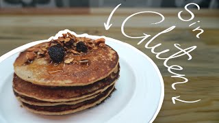 🍌 Receta fácil y rápida de HOTCAKES de AVENA Y PLÁTANO saludables y deliciosos  FonQui [upl. by Ardaid]