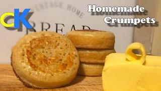 Homemade Crumpets recipe [upl. by Ahseram]