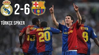 TARİHTE BUGÜN Real Madrid 26 FC Barcelona  2 Mayıs 2009  Türkçe Spiker • HD [upl. by Yerag284]