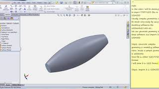 How to import STEP or IGES geometry to ANSYS ICEMCFD [upl. by Yntruoc]