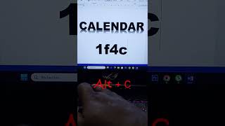 calendar shorts astuce ordinateur windows [upl. by Lucienne830]