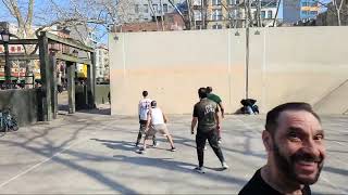 Grand St  Pick Up Doubles  James amp Tavo vs Chullo amp Vladi  Filmed By Handball United  472024 [upl. by Anonyw]