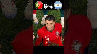 Portugal 🆚 Argentina World cup final penalty shootout 2026 🔥youtube ronaldo messi football [upl. by Alansen269]