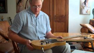 1953 Vintage Fender Esquire  Telecaster Guitar Video 3 played by Mark Lovett [upl. by Derraj]