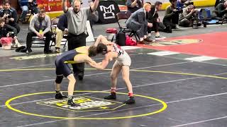 Bo Bassett wrestles for PIAA state championship [upl. by Atiraj]